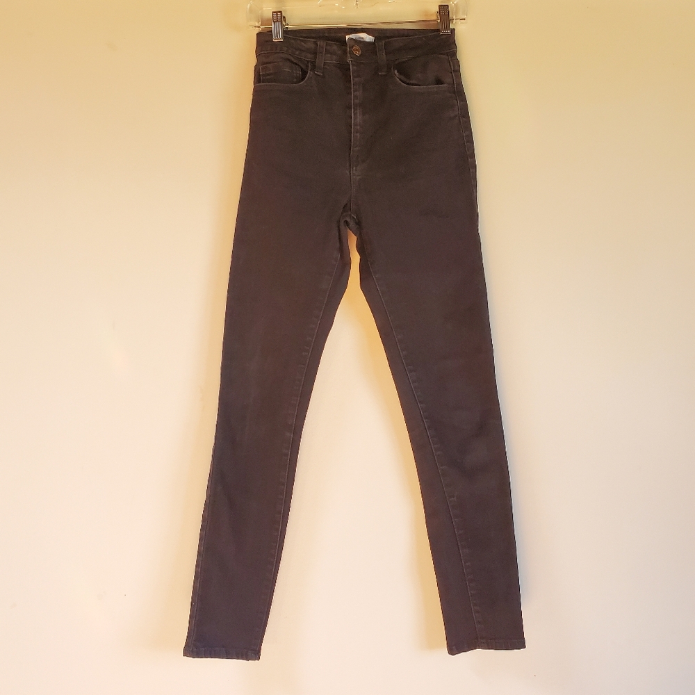 EUC Forever 21 Black Skinny Stretch Jeans Size 25 - Picture 5 of 5